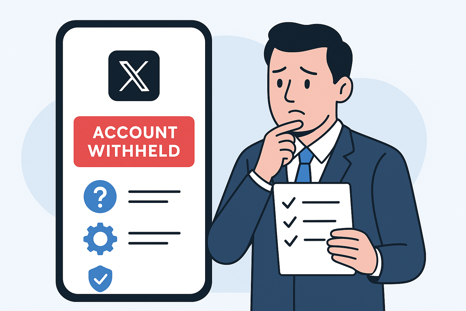 x account withheld